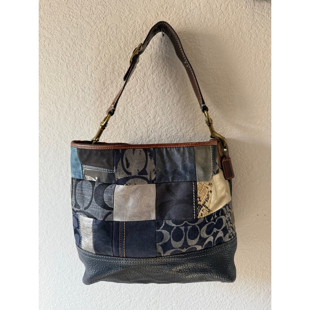 Coach Denim Patchwork - image 5